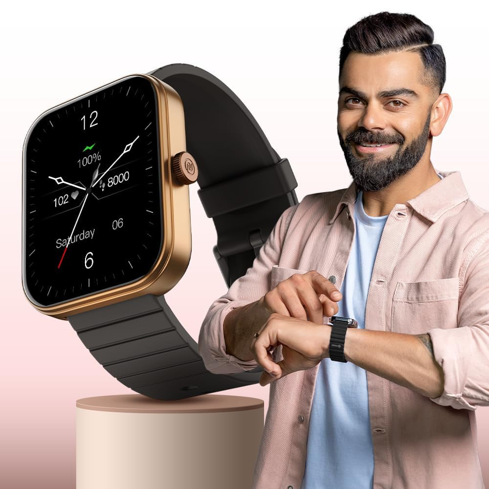 Noise ColorFit Pulse 3 with 1.96" Biggest Display Bluetooth Calling Smart Watch, Premium Build, Auto Sport Detection & 170+ Watch Faces Smartwatch for Men & Women (Deep Wine) - CarrotKart | India's first Open Box ecommerce platform