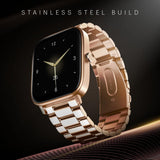 Noise Quad Call 1.81" Display, Bluetooth Calling Smart Watch, AI Voice Assistance, 160+Hrs Battery Life, Metallic Build, in-Built Games, 100 Sports Modes, 100+ Watch Faces (Elite Rosegold) - CarrotKart | India's first Open Box ecommerce platform