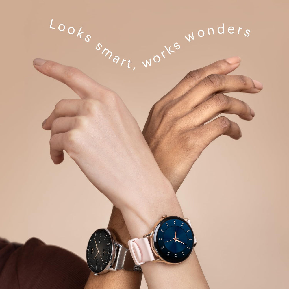 Noise Twist Go Round dial Smartwatch with BT Calling, 1.39" Display, Metal Build, 100+ Watch Faces, IP68, Sleep Tracking, 100+ Sports Modes, 24/7 Heart Rate Monitoring (Jet Black) - CarrotKart | India's first Open Box ecommerce platform