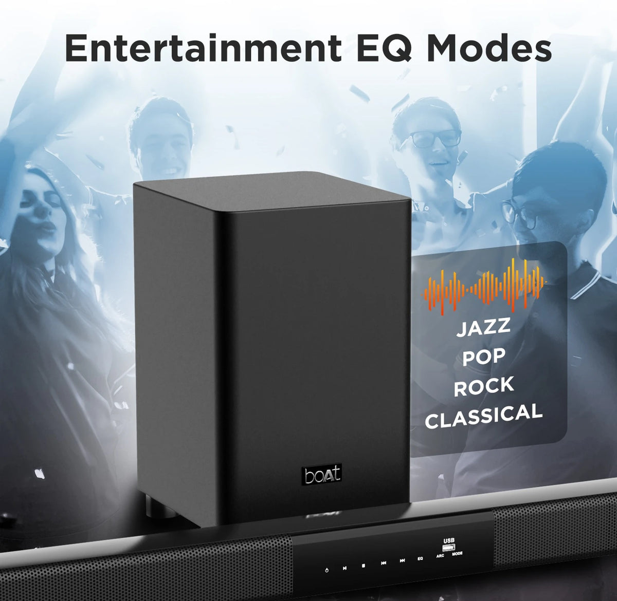 boAt Aavante Bar 1750 120W Soundbar 2.1 Channel Wireless Sub - CarrotKart | India's first Open Box ecommerce platform