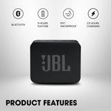 JBL Go Essential with Rich Bass, 5 Hrs Playtime, IPX7 Waterproof, Ultra Portable 3.1 W Bluetooth Speaker - CarrotKart | India's first Open Box ecommerce platform