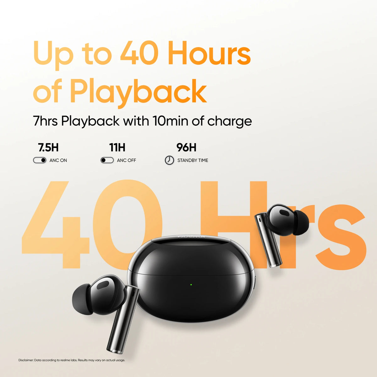 realme Buds Air 5 Pro with 50dB ANC, 360 Spatial Audio and upto 40 hours Playback Bluetooth Headset (Astral Black, True Wireless) - CarrotKart | India's first Open Box ecommerce platform