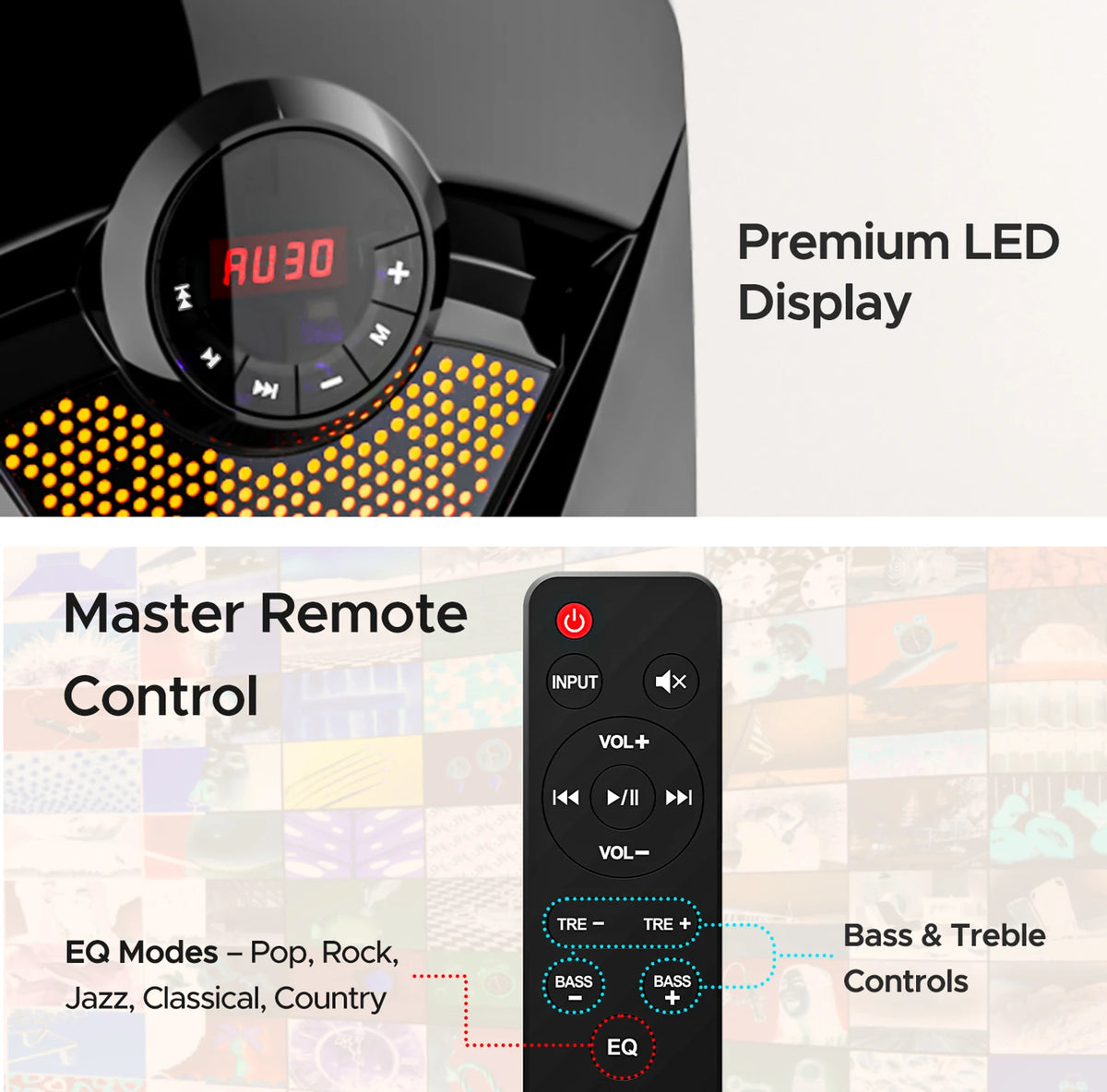 boAt Blitz 1500 Pro 80W Multimedia Speaker 4.1 Channel RGB - CarrotKart | India's first Open Box ecommerce platform