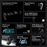 OnePlus Buds 3 TWS, in Ear Earbuds with Sliding Volume Control and 49dB ANC Bluetooth Headset (Metallic Gray, True Wireless) - CarrotKart | India's first Open Box ecommerce platform