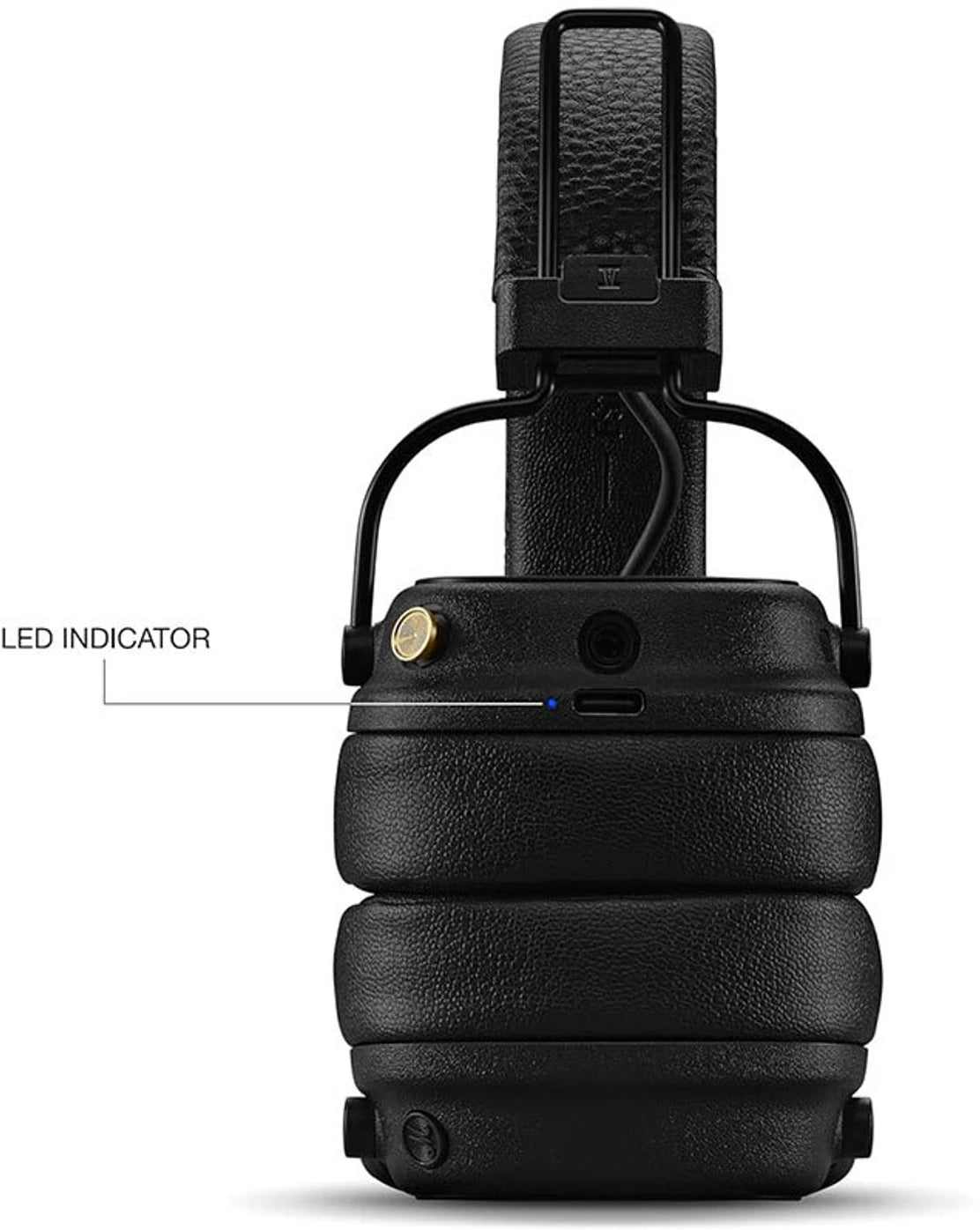 Marshall Major V Wireless On-Ear Headphones, 100 Hours playtime Bluetooth Headset (Black, On the Ear) - CarrotKart | India's first Open Box ecommerce platform