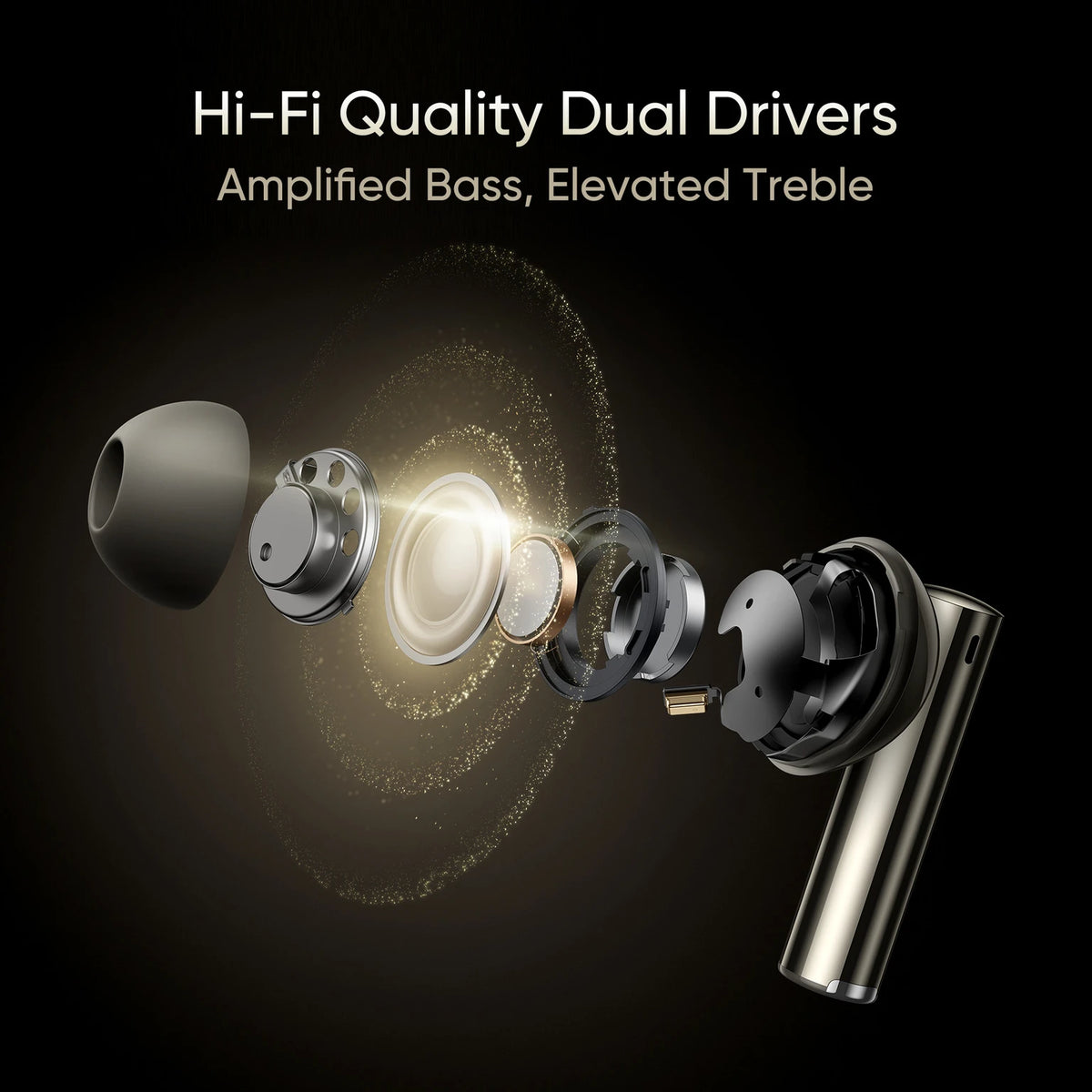 realme Buds Air 6 Pro with 50dB ANC, 360 Spatial Audio and upto 40 hours Playback Bluetooth Headset (Titanium Twilight, True Wireless) - CarrotKart | India's first Open Box ecommerce platform