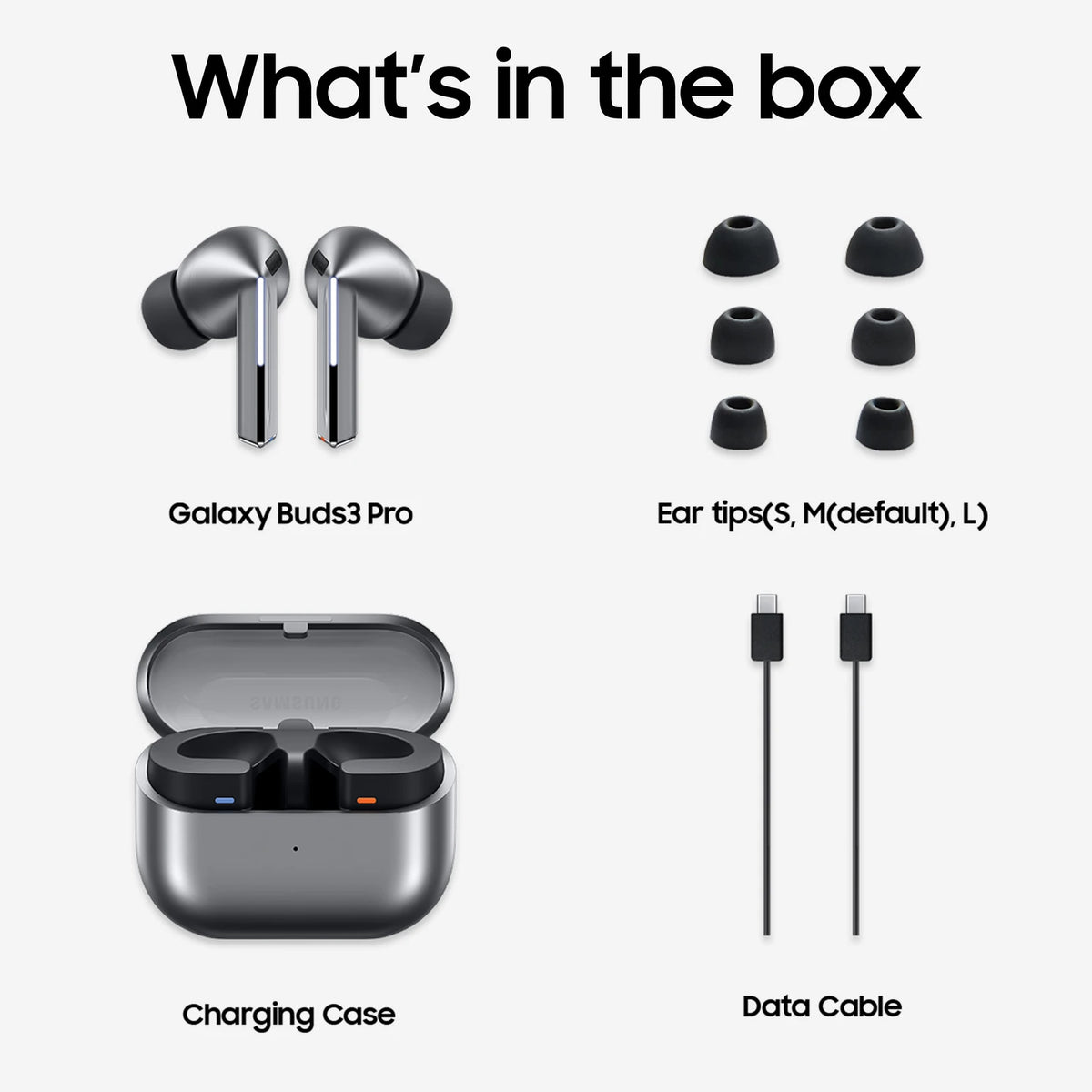Samsung Galaxy Buds 3 Pro Bluetooth Headset (Silver, In the Ear) - CarrotKart | India's first Open Box ecommerce platform