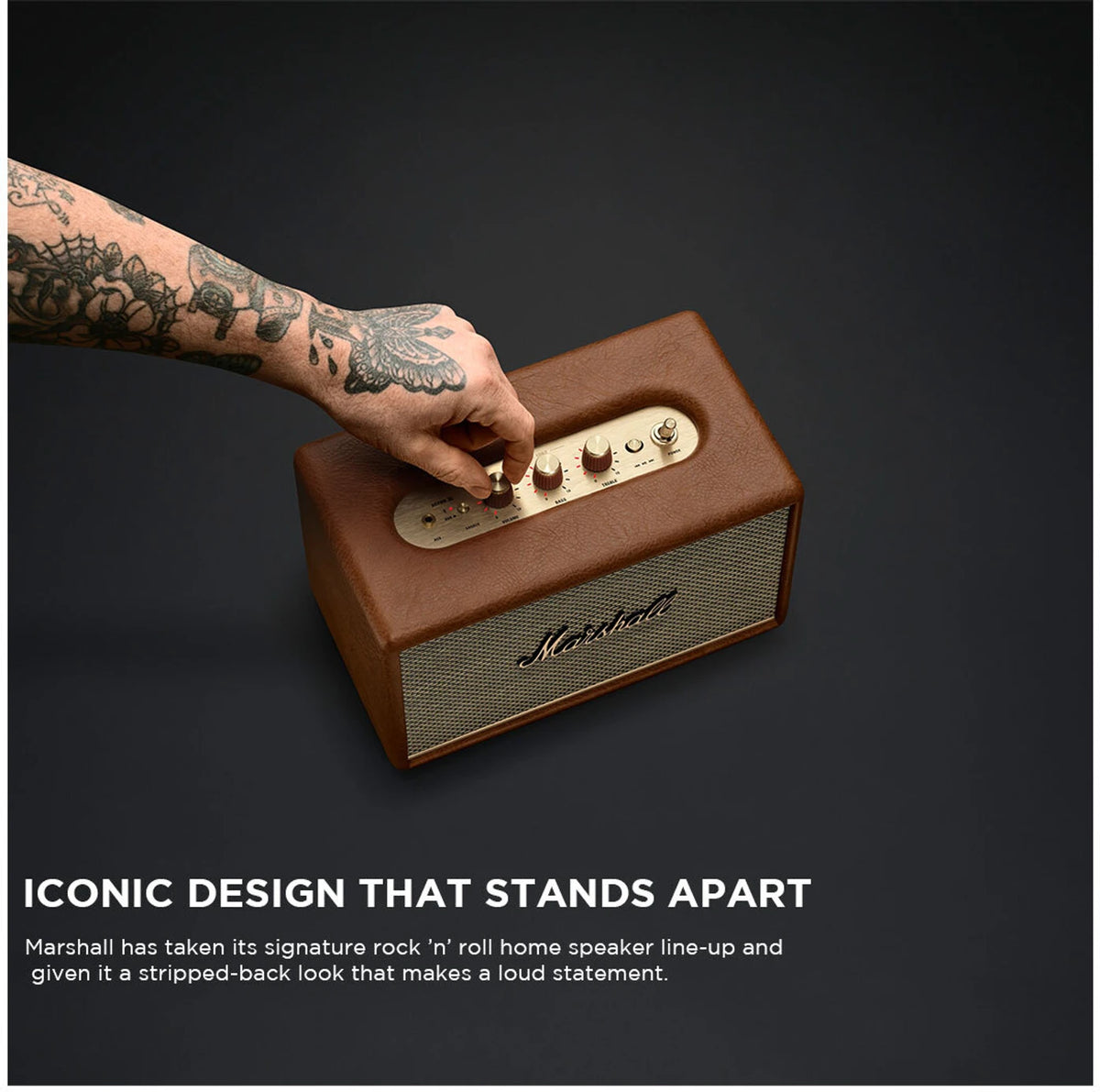 Marshall Acton III Wired Connectivity Home & RCA or 3.5mm input 60 W Bluetooth Home Audio Speaker (Cream, Stereo Channel) - CarrotKart | India's first Open Box ecommerce platform