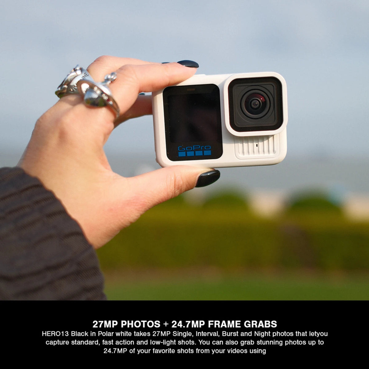 GoPro Hero13 Black Polar White Sports and Action Camera (Black, White, 27 MP) - CarrotKart | India's first Open Box ecommerce platform