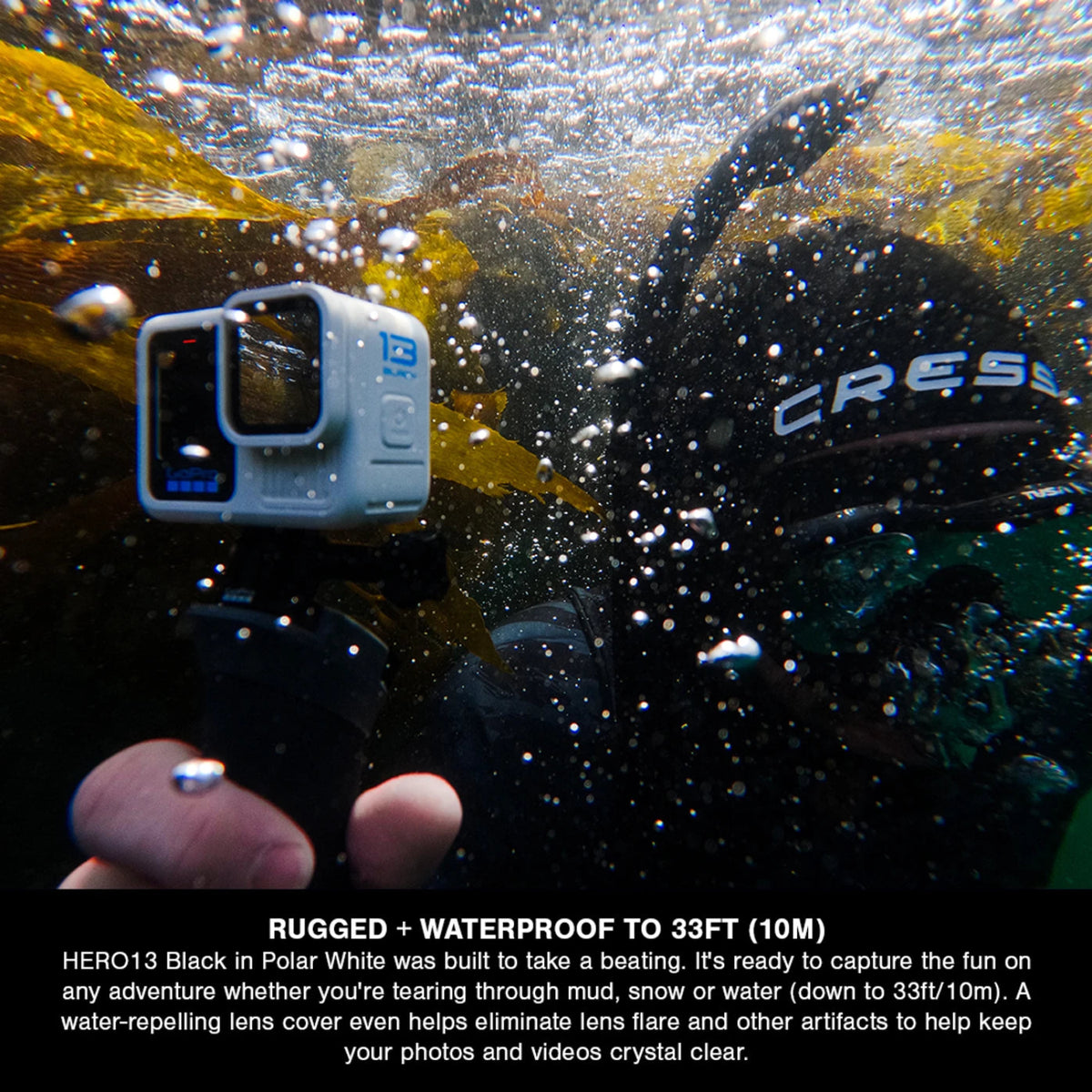 GoPro Hero13 Black Polar White Sports and Action Camera (Black, White, 27 MP) - CarrotKart | India's first Open Box ecommerce platform