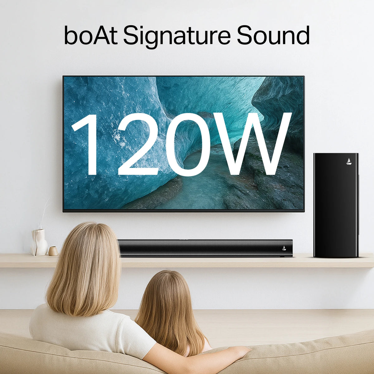 boAt Aavante Bar Quake Pro 120W Soundbar 2.1 Channel Wireless - CarrotKart | India's first Open Box ecommerce platform