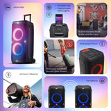 JBL Partybox 310 - 18Hrs Playtime, Pro Sound, Dynamic Light Show, Portable 240 W Bluetooth Speaker (Black, Stereo Channel) - CarrotKart | India's first Open Box ecommerce platform