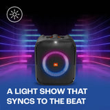JBL Partybox Encore Essential, Dynamic Light Show ,6Hrs Playtime,Built-in Powerbank 100 W Bluetooth Home Audio Speaker (Black, Stereo Channel) - CarrotKart | India's first Open Box ecommerce platform