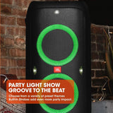 JBL Partybox 310 - 18Hrs Playtime, Pro Sound, Dynamic Light Show, Portable 240 W Bluetooth Speaker (Black, Stereo Channel) - CarrotKart | India's first Open Box ecommerce platform