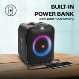 JBL Partybox Encore Essential, Dynamic Light Show ,6Hrs Playtime,Built-in Powerbank 100 W Bluetooth Home Audio Speaker (Black, Stereo Channel) - CarrotKart | India's first Open Box ecommerce platform