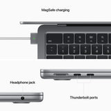 Apple MacBook AIR M2 - (8 GB/256 GB SSD/Mac OS Monterey) MLXW3HN/A (13.6 Inch, Space Grey, 1.24 Kg) - CarrotKart | India's first Open Box ecommerce platform
