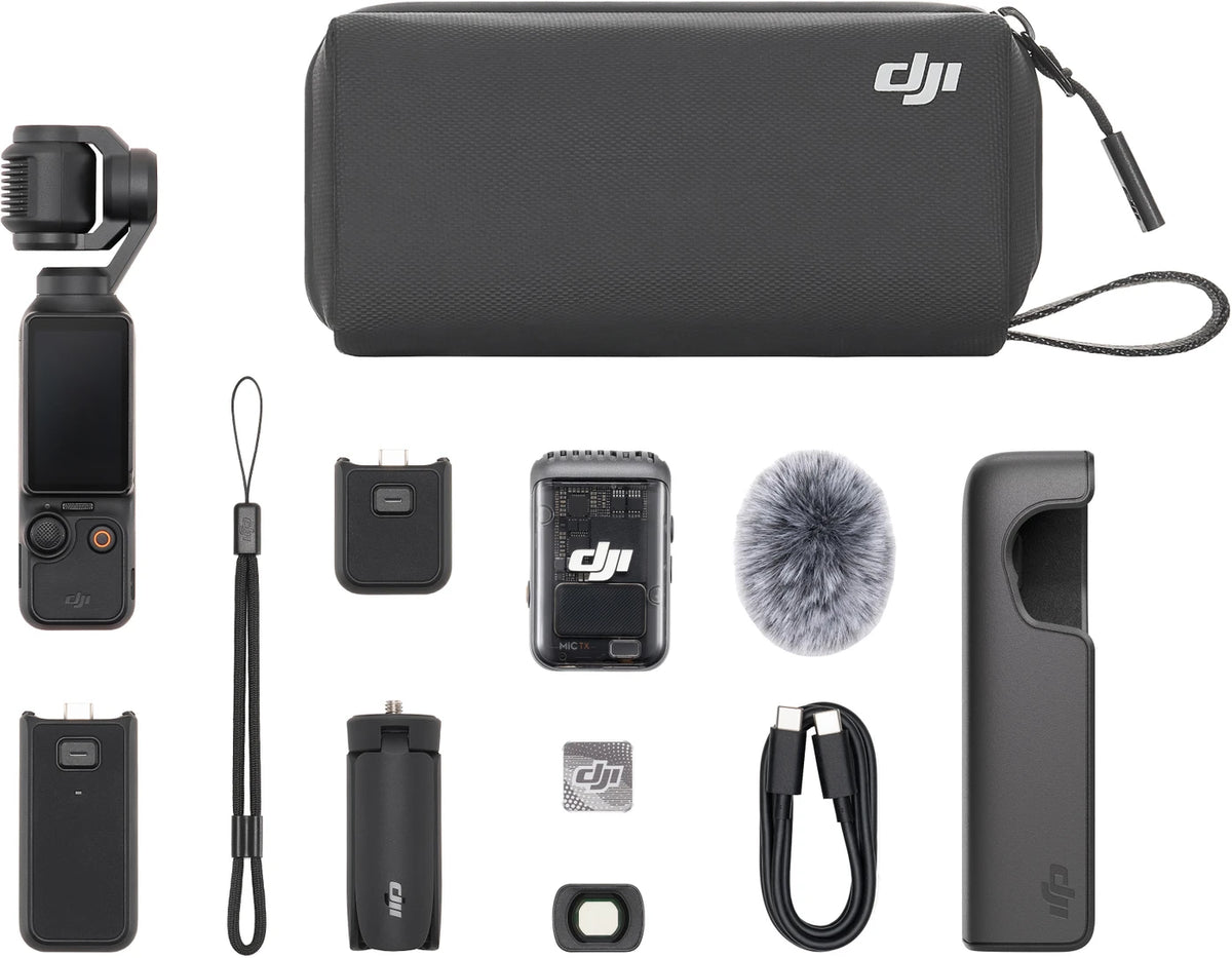 dji OSMO Osmo Pocket 3 Creator Combo Sports and Action Camera (Black, 64 MP) - CarrotKart | India's first Open Box ecommerce platform