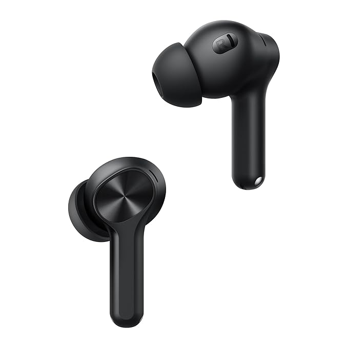 realme Buds T200x True Wireless Earbuds with 12.4mm Dynamic Bass Drivers, 25 dB ANC, Quad Mic, 45ms Latency, Upto 48 Hrs Playback, Fast Charge, IP55 Rated, BT 5.4 (Pure Black) - CarrotKart | India's first Open Box ecommerce platform