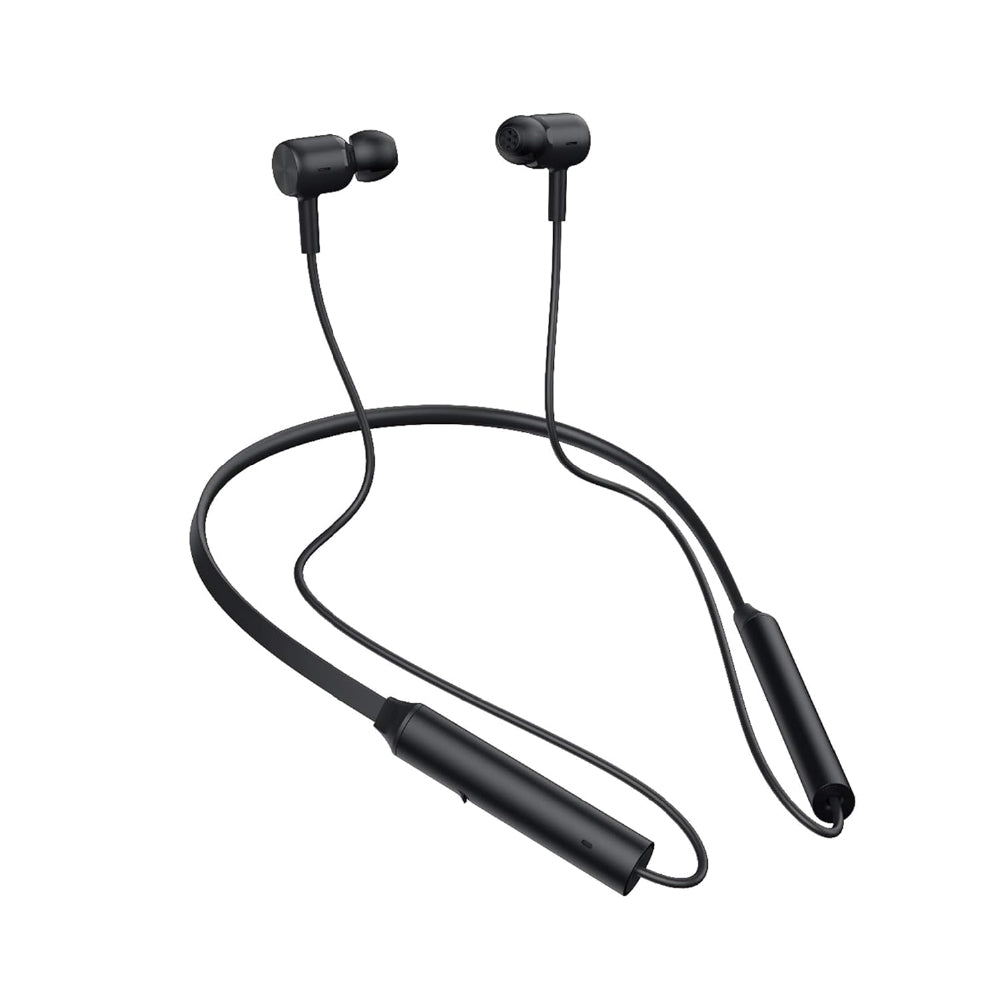 Redmi SonicBass Wireless In Ear Earphones with Mic Noise Cancellation, IPX4 Splash & Sweat Proof, Multi-Point Dual Pairing, Light-Weight Neckband, Bluetooth 5.0 & Up to 12 hrs of Playback Time (Black) - CarrotKart | India's first Open Box ecommerce platform