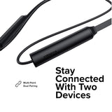 Redmi SonicBass Wireless In Ear Earphones with Mic Noise Cancellation, IPX4 Splash & Sweat Proof, Multi-Point Dual Pairing, Light-Weight Neckband, Bluetooth 5.0 & Up to 12 hrs of Playback Time (Black) - CarrotKart | India's first Open Box ecommerce platform