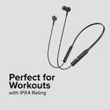 Redmi SonicBass Wireless In Ear Earphones with Mic Noise Cancellation, IPX4 Splash & Sweat Proof, Multi-Point Dual Pairing, Light-Weight Neckband, Bluetooth 5.0 & Up to 12 hrs of Playback Time (Black) - CarrotKart | India's first Open Box ecommerce platform