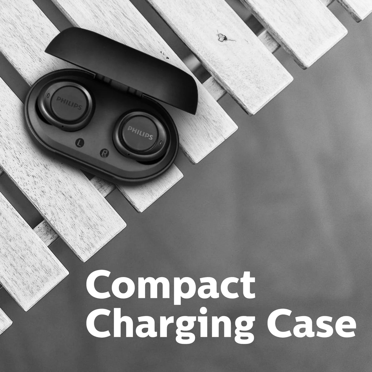 PHILIPS Bluetooth In Ear Earbuds, 18H Play Time, 6mm Dynamic Drivers, IPX4 Proof Bluetooth Headset (Black, True Wireless) - CarrotKart | India's first Open Box ecommerce platform