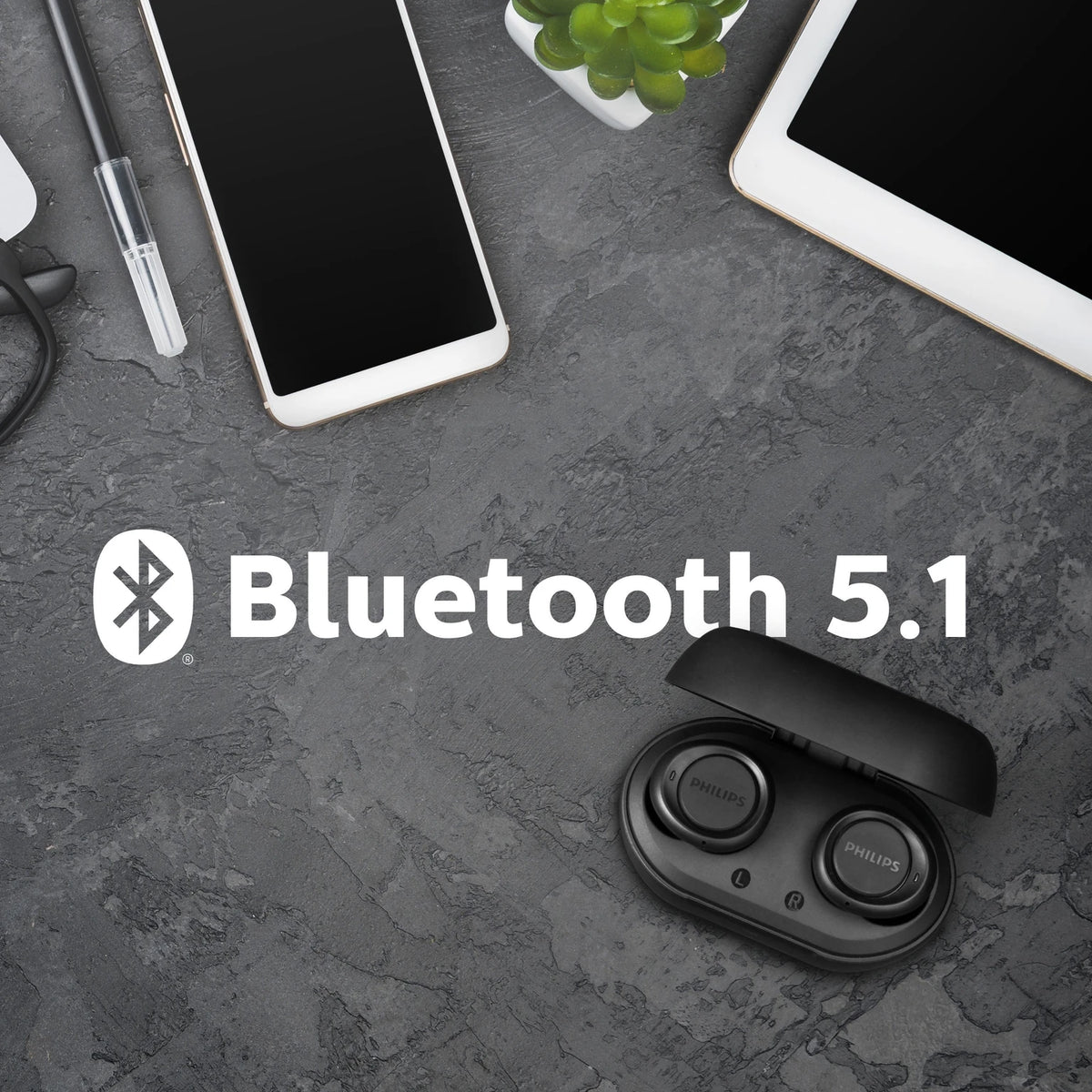 PHILIPS Bluetooth In Ear Earbuds, 18H Play Time, 6mm Dynamic Drivers, IPX4 Proof Bluetooth Headset (Black, True Wireless) - CarrotKart | India's first Open Box ecommerce platform