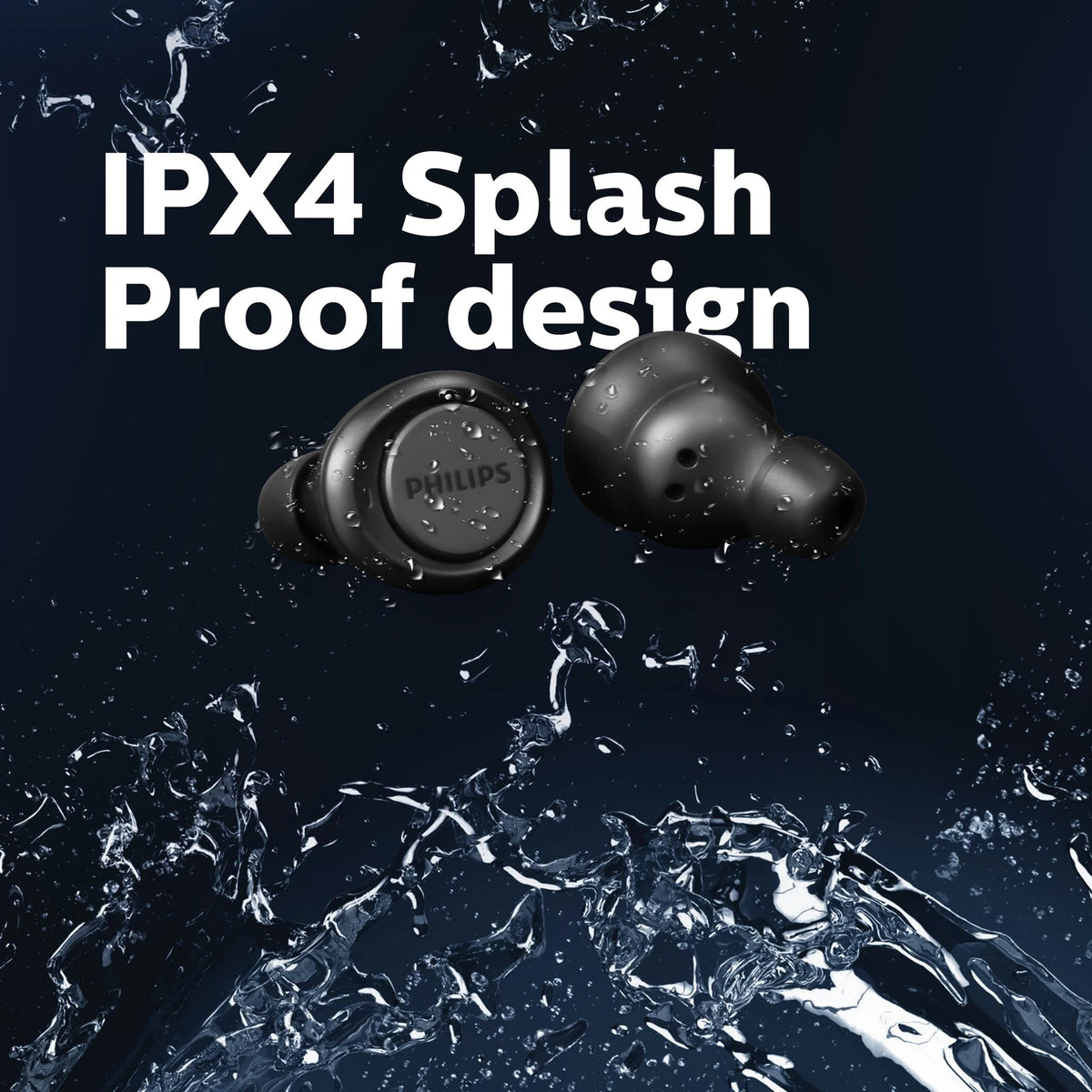 PHILIPS Bluetooth In Ear Earbuds, 18H Play Time, 6mm Dynamic Drivers, IPX4 Proof Bluetooth Headset (Black, True Wireless) - CarrotKart | India's first Open Box ecommerce platform