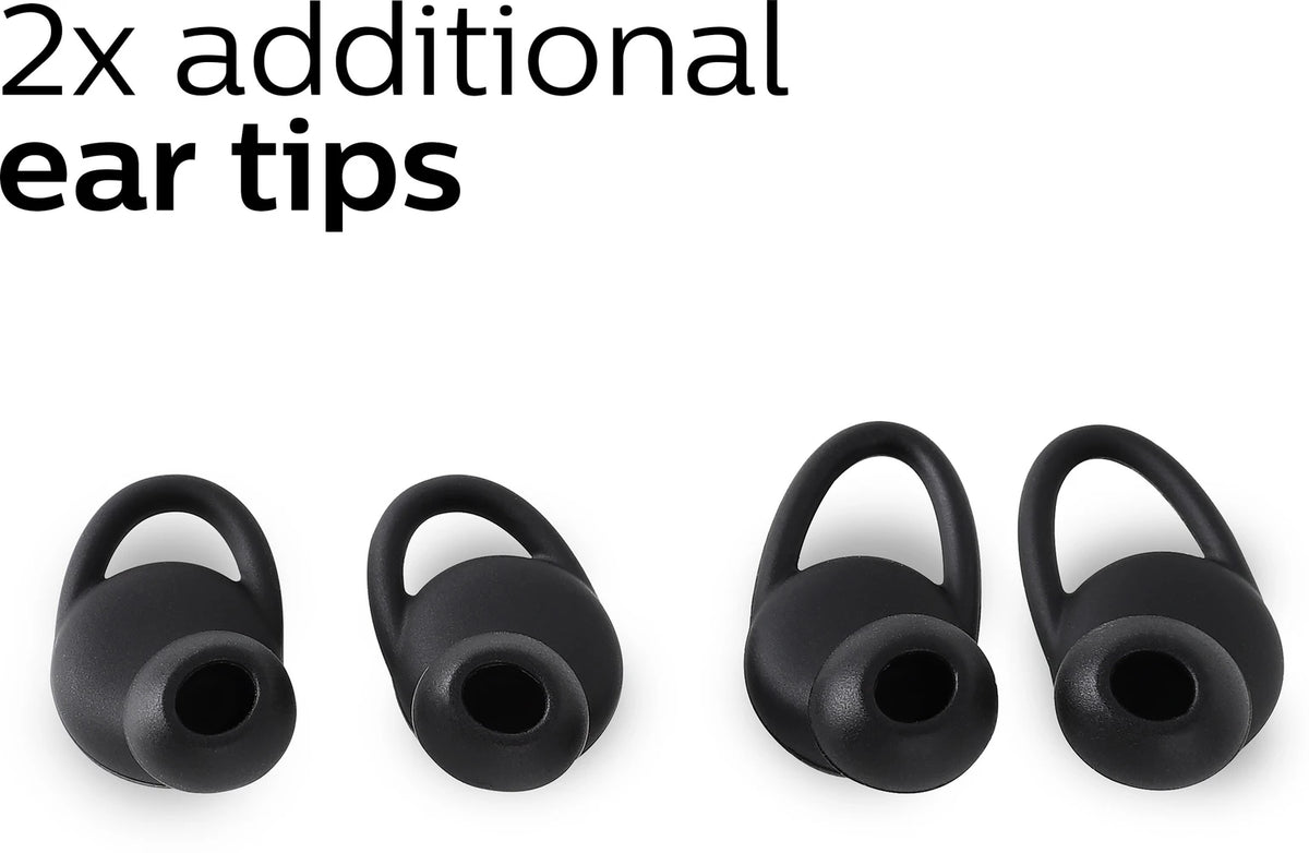 PHILIPS TAT4205 (TWS) True Wireless Earbuds with IPX5 water-proof, Touch control Bluetooth Headset (Black, True Wireless) - CarrotKart | India's first Open Box ecommerce platform