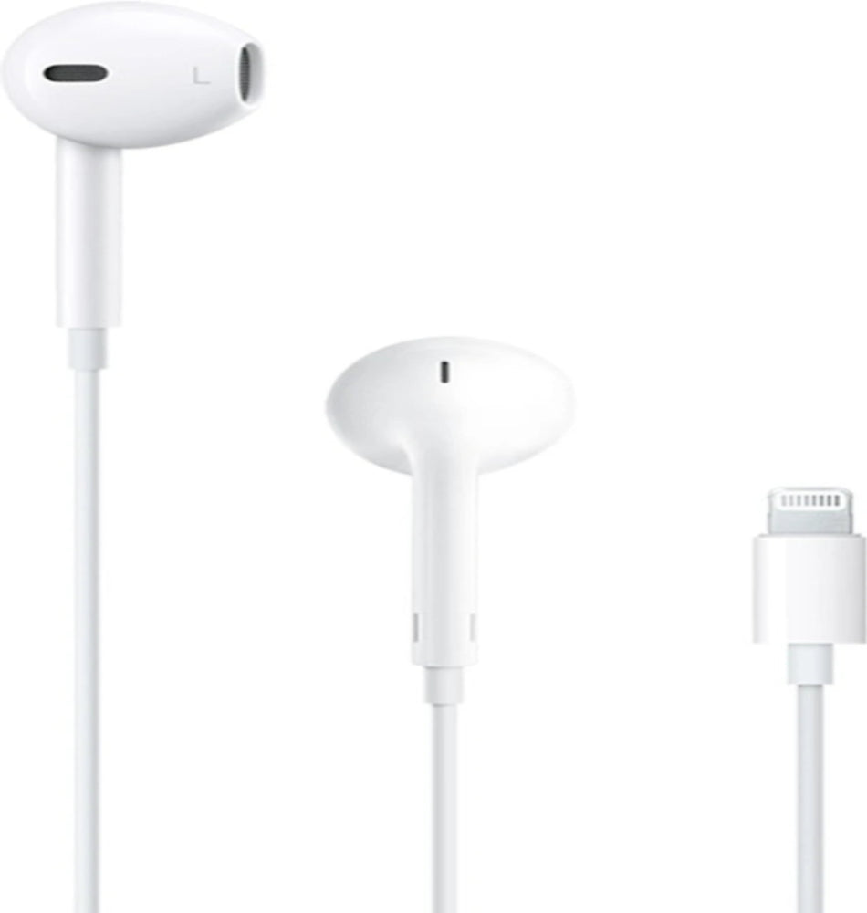APPLE EarPods with Lightning Connector Wired Headset (White, In the Ear) - CarrotKart | India's first Open Box ecommerce platform